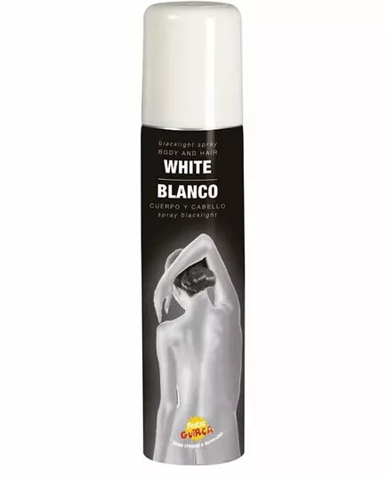 Biały brokat w sprayu do ciała 75 ml