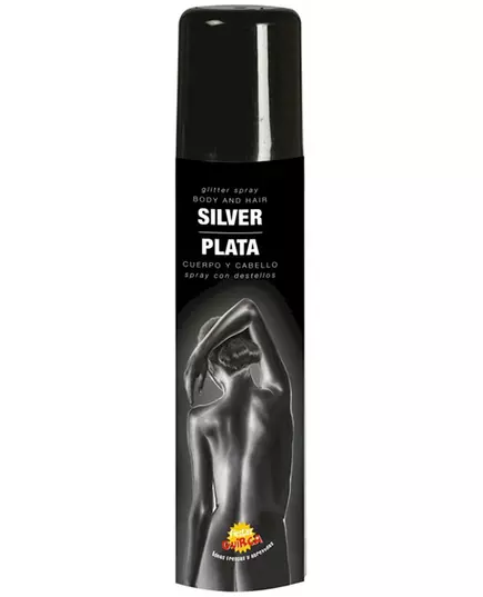 Czarny brokat w sprayu do ciała 75 ml