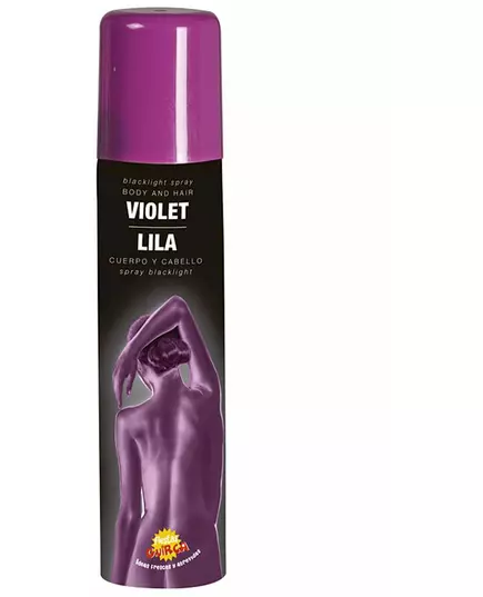 Fioletowy brokat w sprayu do ciała 75 ml
