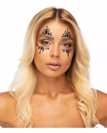 Klejone cyrkonie Evil Harlequin Face