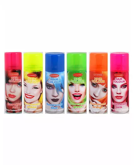 Neonowy lakier do włosów 125ml, Kolor: Fluorescencyjny niebieski