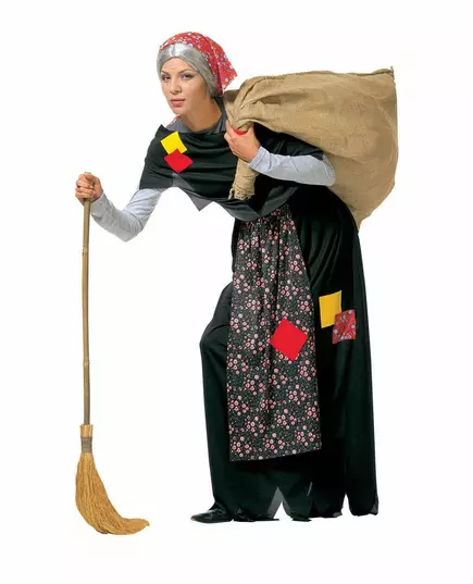 Kostium czarownicy Befana dla dorosłych, Rozmiar: Medium