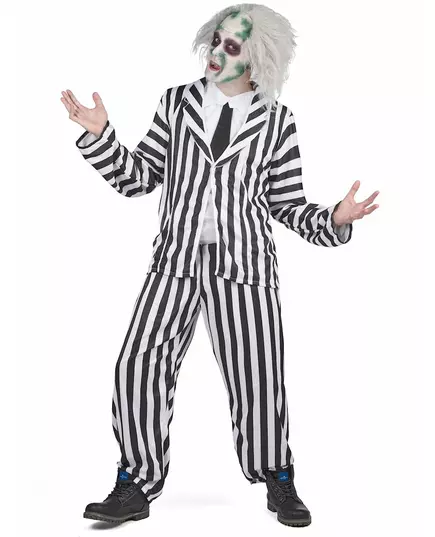 Kostium Beetlejuice™ dla mężczyzn, Rozmiar: X-Large