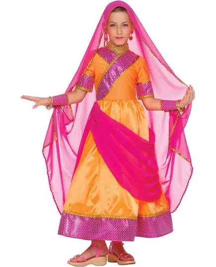 Kostium bollywoodzki dla dzieci, Rozmiar: 8-10 lat (146 cm)