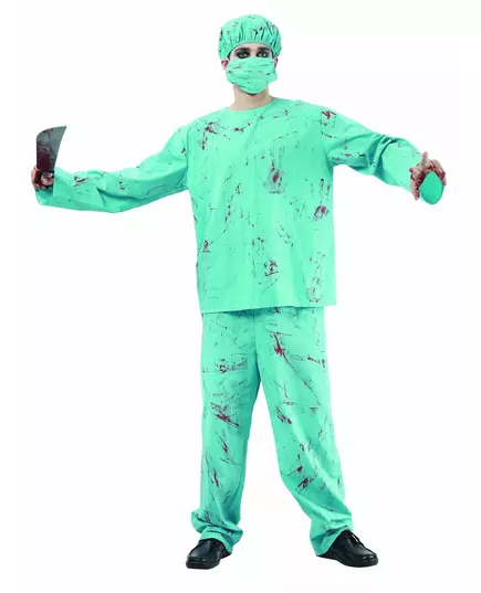 Kostium chirurga zombie Halloween dla dorosłych, Rozmiar: X-Large