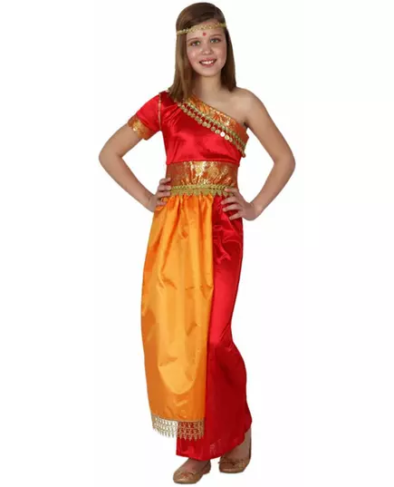 Kostium indyjskiej dziewczyny bollywood, Rozmiar: 10-12 lat (145-160 cm)