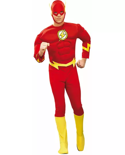 Kostium Flash™ deluxe męski, Rozmiar: X-Large