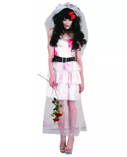 Kostium panny młodej zombie dla kobiet Halloween, Rozmiar: Medium/Large