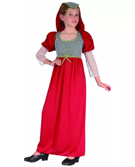 Średniowieczny strój dziewczęcy, Rozmiar: 10-12 lat (130-140 cm)