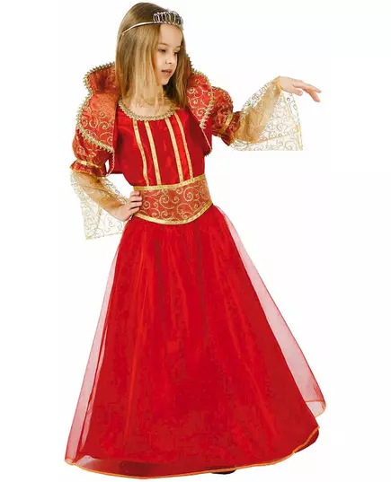 Barokowy kostium królowej dla dziewczynki, Rozmiar: 7-9 lat (130-145 cm)