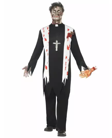 Religijny kostium zombie dla mężczyzn na Halloween, Rozmiar: M