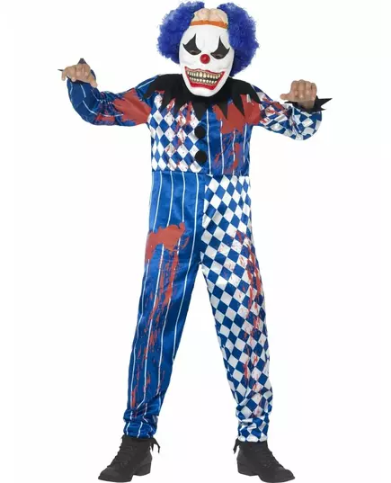 Kostium klauna na Halloween dla dzieci, Rozmiar: 10-12 lat (145/158 cm)
