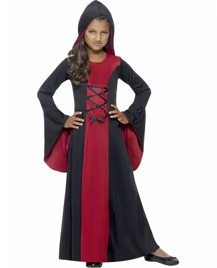 Kostium czarodziejki na Halloween, Rozmiar: 7-9 lat (130/143 cm)