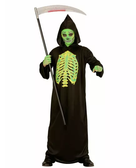 Wypruty Szkielet Dziecięcy Kostium Halloween, Rozmiar: 8-10 lat (140 cm)