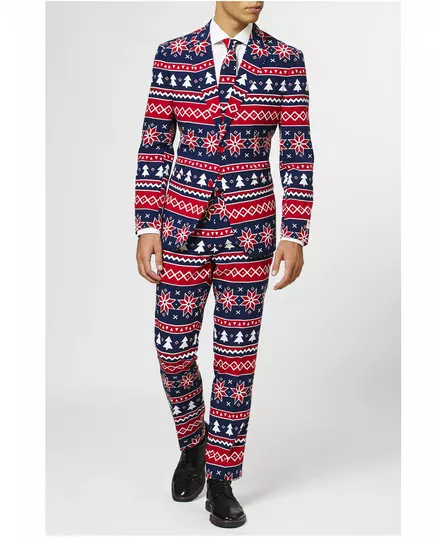 Męski kostium Mr. Nordic Christmas Opposuits™, Rozmiar: X-Large (EU 56-58)