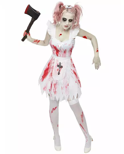 Kostium druhny zombie dla kobiet na Halloween, Rozmiar: Medium/Large