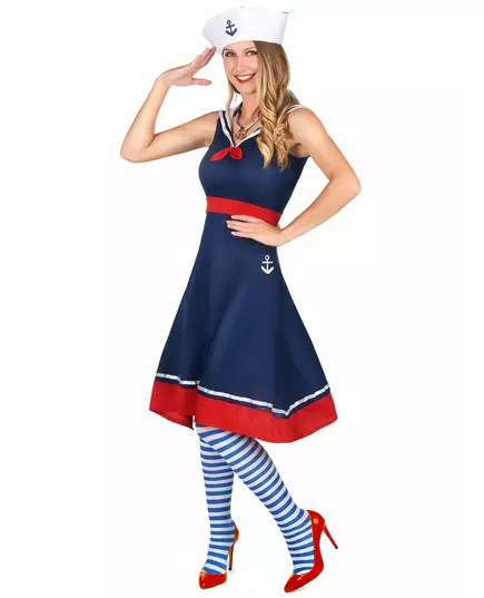 Kostium marynarza retro damski, Rozmiar: Medium