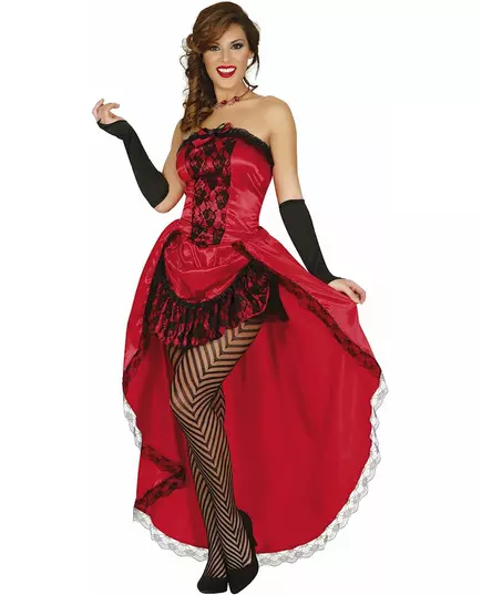 Czerwony kostium Miss burleski dla kobiet, Rozmiar: Large (42-44)