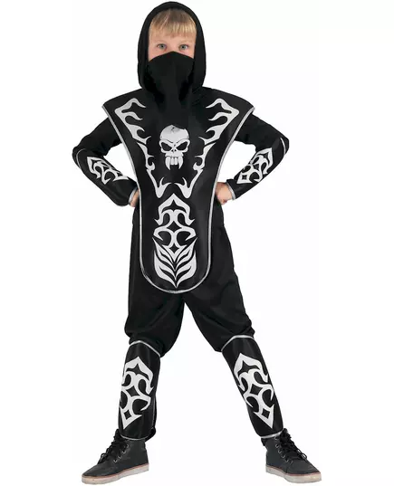 Strój czaszki ninja dla chłopców, Rozmiar: 4-6 lat (110-120 cm)