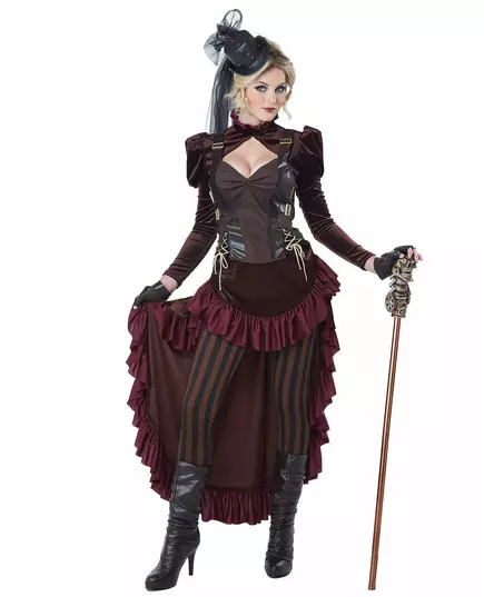 Seksowny steampunkowy kostium damski, Rozmiar: X-Small (36/38)