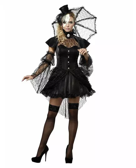 Kostium gotyckiej lalki dla kobiet na Halloween, Rozmiar: Medium (40/42)
