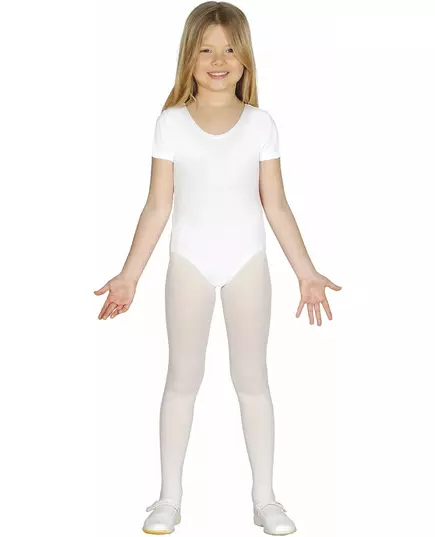 Białe body dziecięce z krótkim rękawem, Rozmiar: 10-12 lat (142-148 cm)