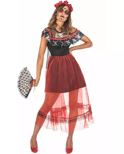 Kostium Dia de los Muertos dla kobiet, Rozmiar: Large