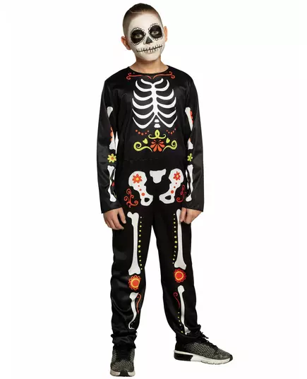 Kostium Dia de los muertos dla chłopców, Rozmiar: 7-9 lat (122-134 cm)