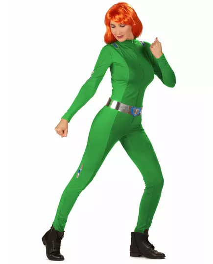Kostium Totally Spies™ zielony Sam dla kobiet, Rozmiar: M