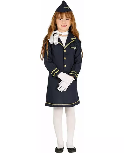 Kostium stewardessy dla dzieci, Rozmiar: 9 lat (125-135 cm)