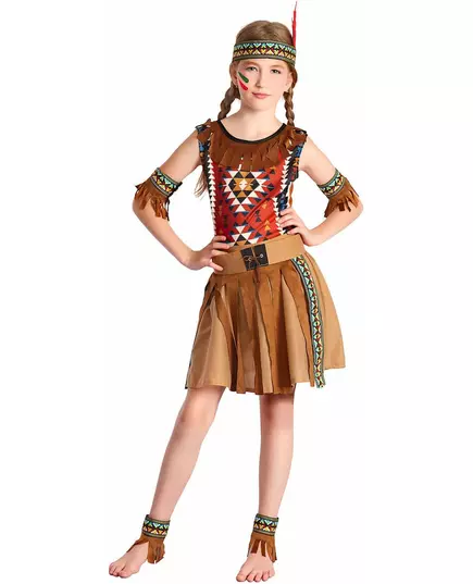 Kostium indyjskiej dziewczyny, Rozmiar: 7-9 lat (120-130 cm)