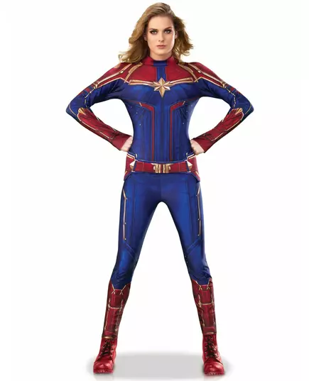 Luksusowy kostium Captain Marvel dla kobiet, Rozmiar: Large