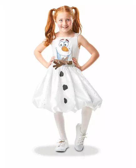 Animowany kostium Olafa z Frozen 2 dla dziewczynek, Rozmiar: 5-6 lat(110-116 cm)
