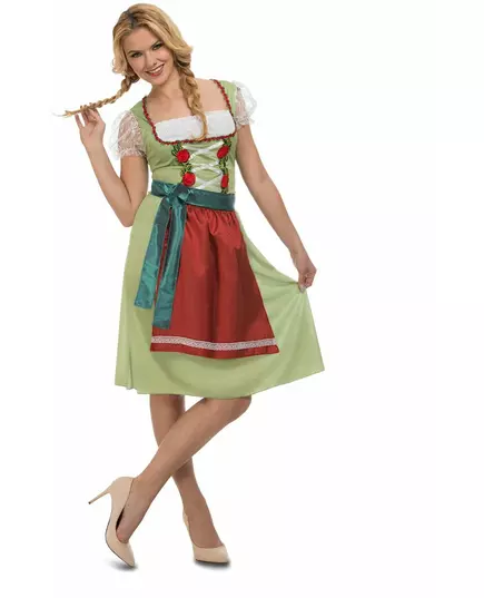 Kostium zielona sukienka na Oktoberfest dla kobiet, Rozmiar: Medium/Large