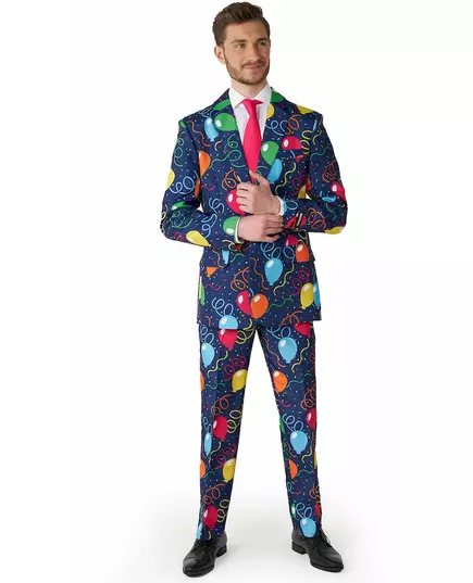Suitmeister™ Męski Granatowy Garnitur Mr. Balloons, Rozmiar: Medium (EU 48-50)