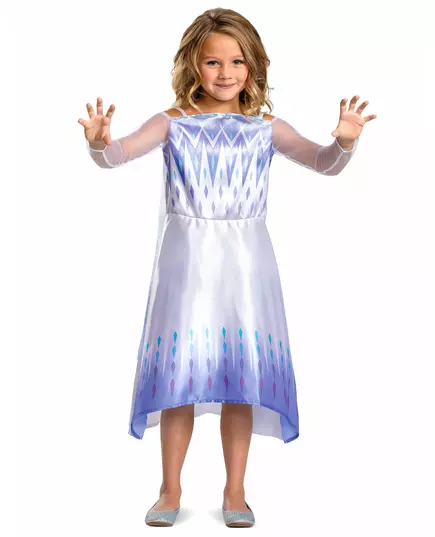 Klasyczny biały kostium Elsy Frozen2™ dla dziewczynki, Rozmiar: 5-6 lat (109 - 126 cm)