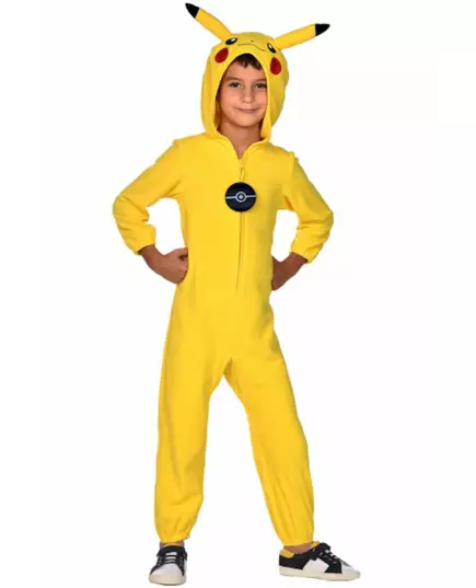Dziecięcy kostium-kombinezon Pikachu (Pokémon), Rozmiar: 6-8 lat (128 cm)