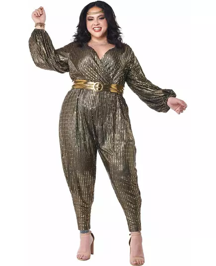 Przebranie królowej disco dla kobiety rozmiar plus, Rozmiar: XX-Large (46/48)