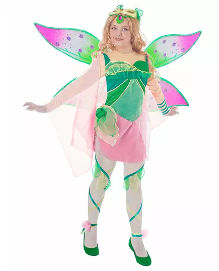 Kostium dla dzieci Winx Club™ Flora™, Rozmiar: 7-9 lat