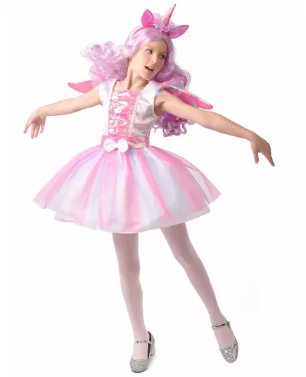 Kostium tutu jednorożca dla dziewczynki, Rozmiar: 7-9 lat (120-130 cm)