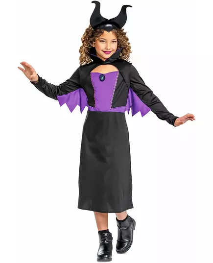 Klasyczny kostium Maleficent™ dla dziewczynek, Rozmiar: 5-6 lat (109 - 126 cm)