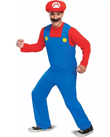 Kostium klasyczny Mario™ dla dorosłych, Rozmiar: Medium