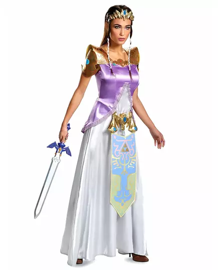 Kostium Księżniczka Zelda™ deluxe dla kobiet, Rozmiar: Small