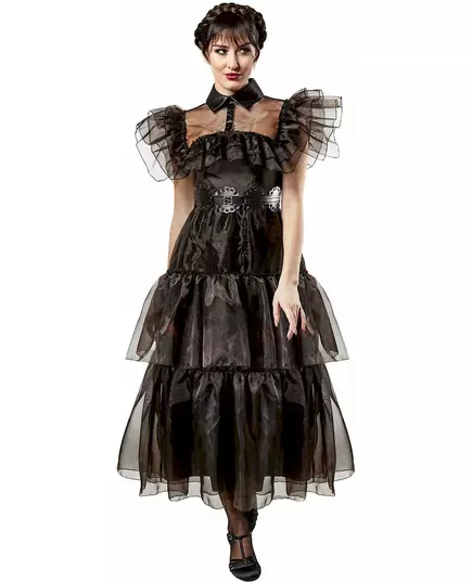 Damski kostium środowej Wednesday Addams™ Ball, Rozmiar: Small