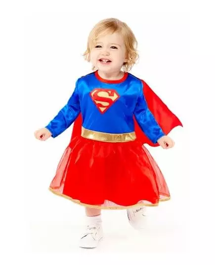 Kostium Supergirl™ dla niemowląt, Rozmiar: 2-3 lat (94-98 cm)