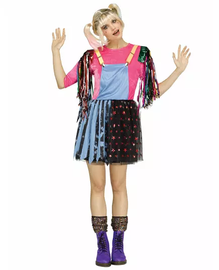 Kostium złoczyńcy Harlequin dla kobiet, Rozmiar: Small/Medium (34/40)