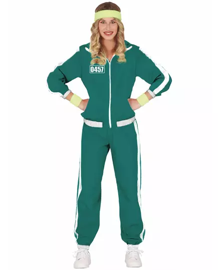 Uczestnik numer 457 dres damski zielony, Rozmiar: Medium (38-40)