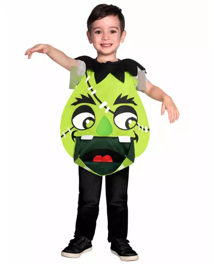 Fartuch-kostium z kryjówką małego potworka dla dzieci, Rozmiar: 4-6 lat(110 cm)