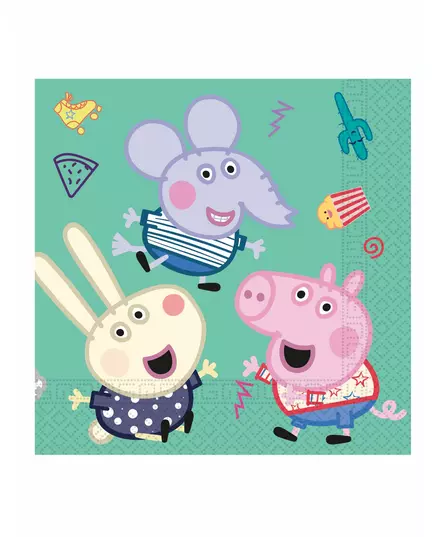 20 serwetek papierowych Peppa Pig™, 33 x 33 cm, image 2