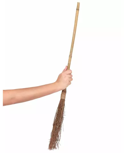 Drewniana miotła wiedźmy 88cm, image 2